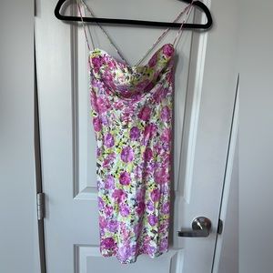 NWT For Love and Lemons Paulina mini dress. Size S.